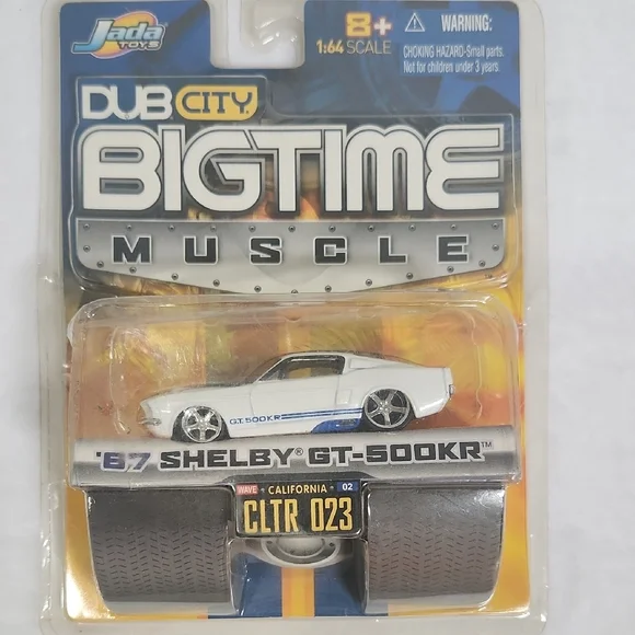 White Shelby GT-500KR Model Car - Picture 5 of 6